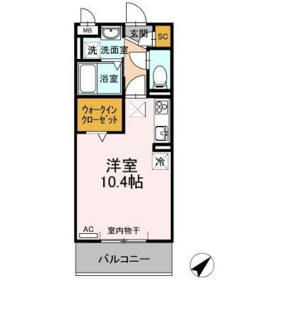 マルベリー（103） 間取り図画像