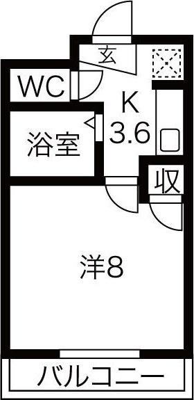 ヴィバリーヒルズ（105） 間取り図画像