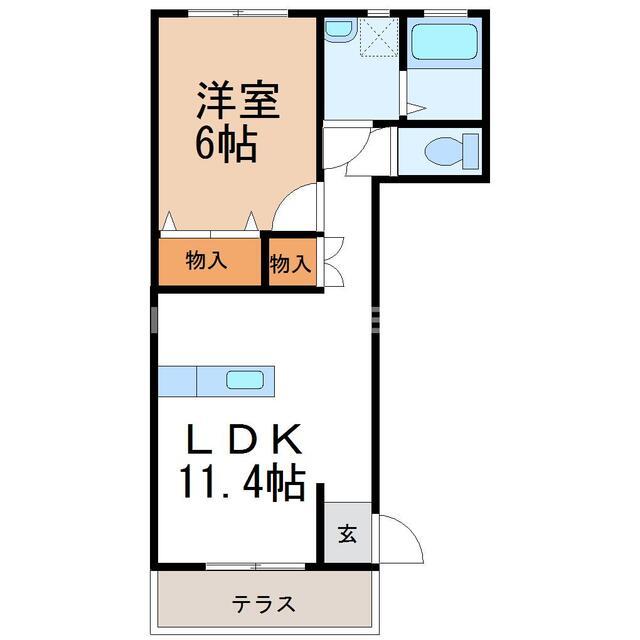 S&E I（103） 間取り図画像