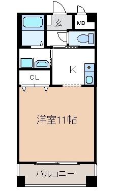 ティーワン緑町（201） 間取り図画像
