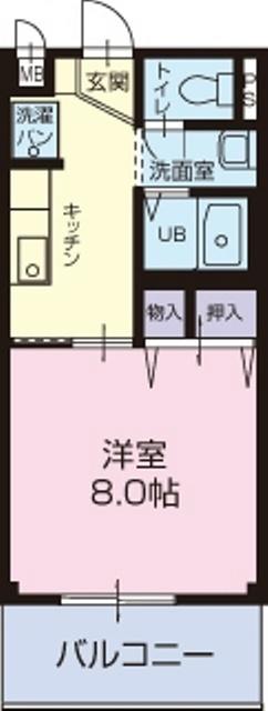 Pinetree　Residence（106） 間取り図画像