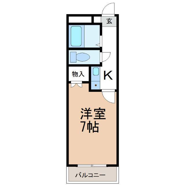 リビングッドＫ（207） 間取り図画像