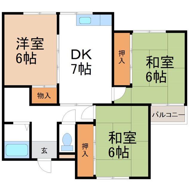マンション和正（105） 間取り図画像
