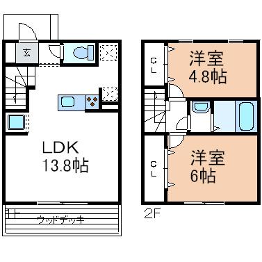 メゾンパランセ（C） 間取り図画像