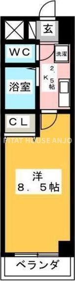 A・City朝日町（507） 間取り図画像