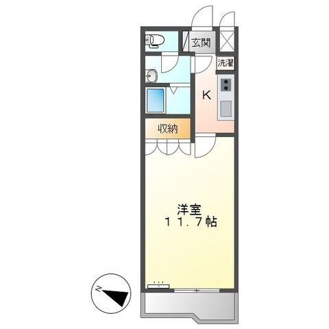 コンフォール三宅（207） 間取り図画像