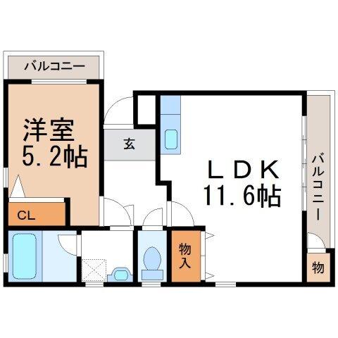 Ｍ’ｓパティオ（203） 間取り図画像