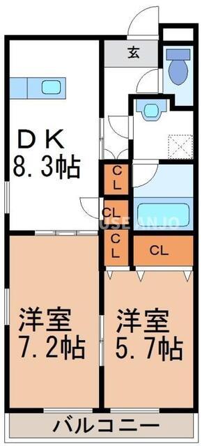 プレイン安城（403） 間取り図画像