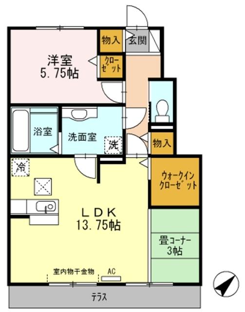 ファミリア今川（103） 間取り図画像