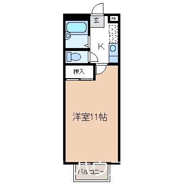 ＭＡＧＮＯＬＩＡ　ＨＯＵＳＥ（101） 間取り図画像