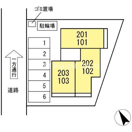 アムール・シェモア（203） 部屋画像