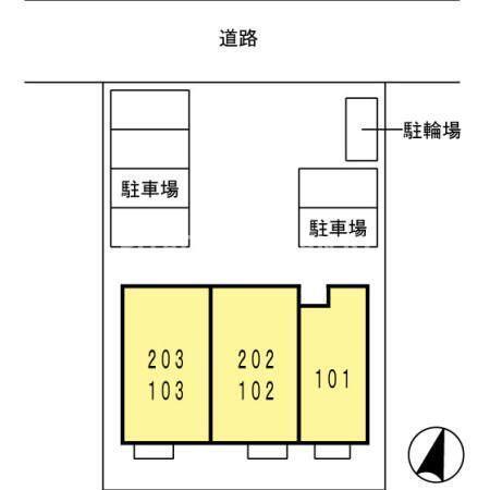 プランドール鳴尾（203） 部屋画像