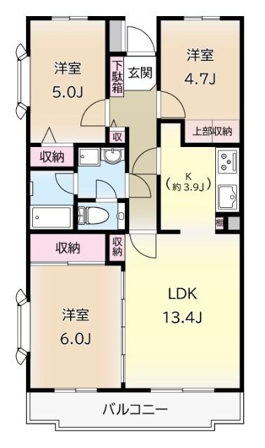 カサベルデ宮前平（210） 間取り図画像