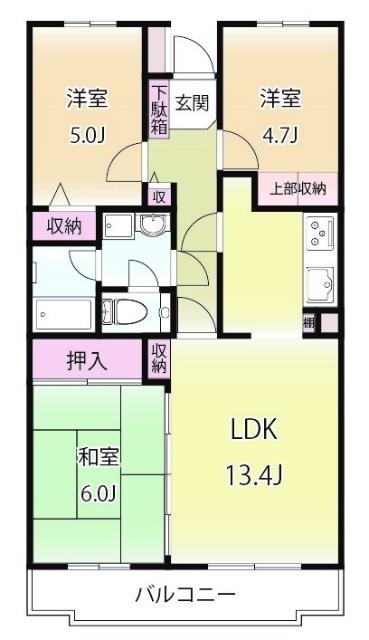 カサベルデ宮前平（409） 間取り図画像