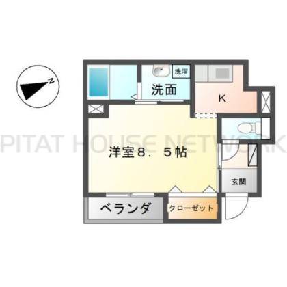 メゾンコンフォース 間取り図写真