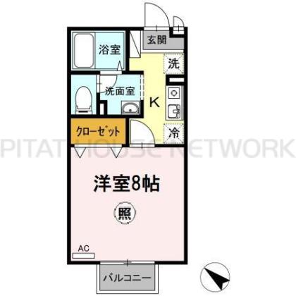 セジュールアンバタ 間取り図写真