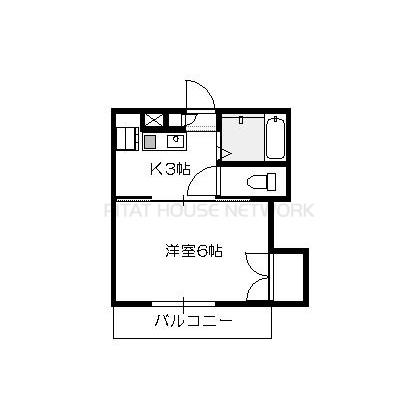 シングルピア五日市 間取り図写真