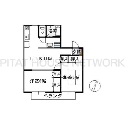 神賀グリーンハイツ 間取り図写真