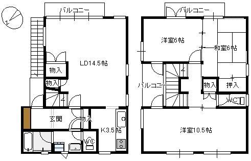  間取り図写真