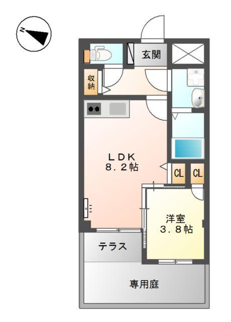 ヴィア・パーチェ・吉見園 間取り図画像