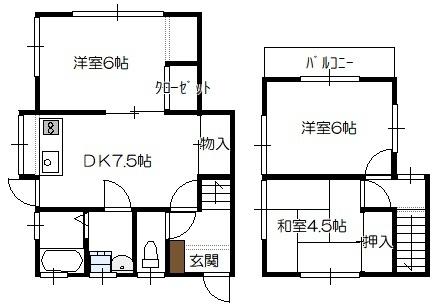  間取り図写真