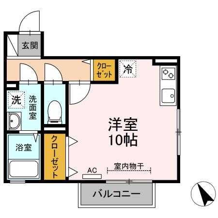 サンフィールド（202） 間取り図画像