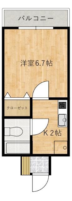 アクシス翠町（402） 間取り図画像