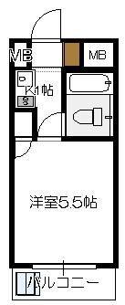 スタープラザ三筋（102） 間取り図画像