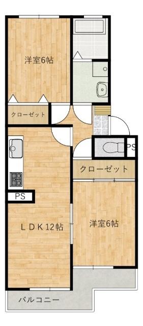 コーポ忠末（104） 間取り図画像