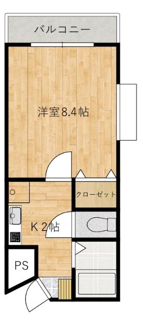 アクシス翠町（101） 間取り図画像