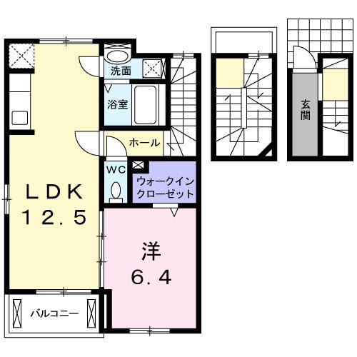 シンシアリー（303） 間取り図画像