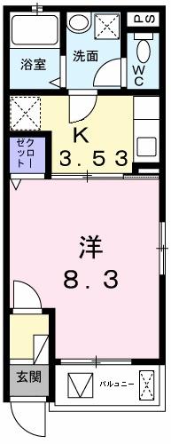 ヴィラ　ジャローネ（302） 間取り図画像