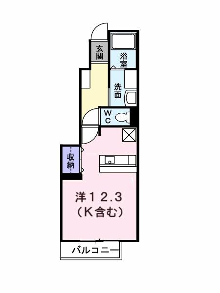 Ｗｅｓｔ　Ａｕｂｅ（102） 間取り図画像