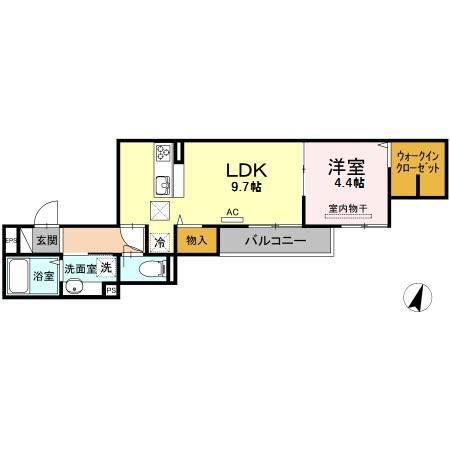 ティアレ（102） 間取り図画像