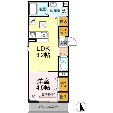 マ・メゾン（101） 間取り図画像