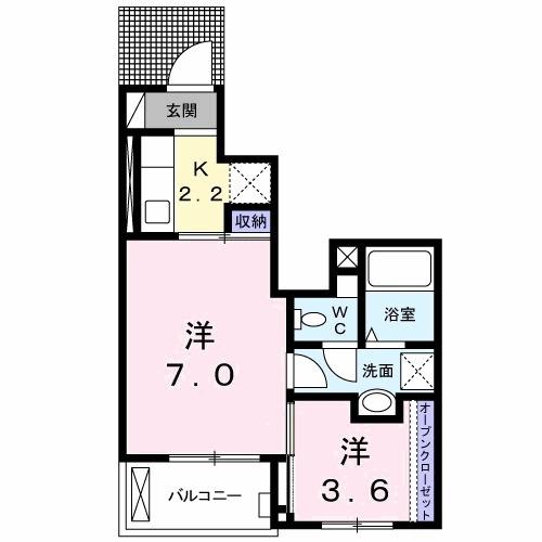 クオーレ　コイン通り（102） 間取り図画像
