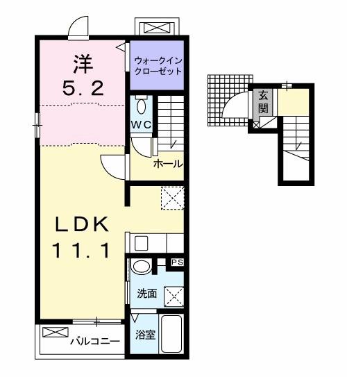 スターマイン（205） 間取り図画像