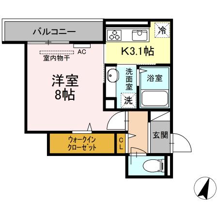 Ｎメゾン・ルナ（304） 間取り図画像