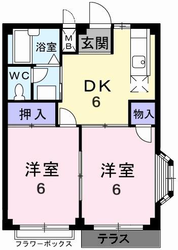 エルディム広田（101） 間取り図画像