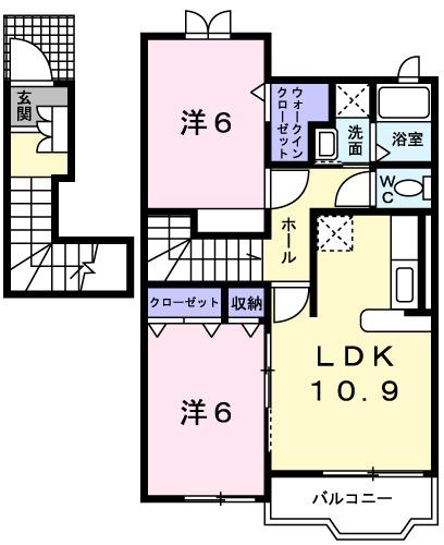 サン　フィオーレ（202） 間取り図画像