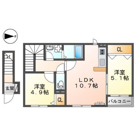 アヴニール 間取り図画像