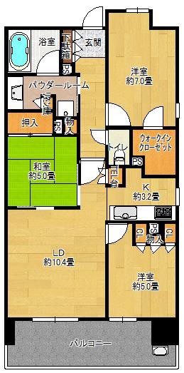  間取り図写真