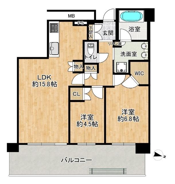  間取り図写真