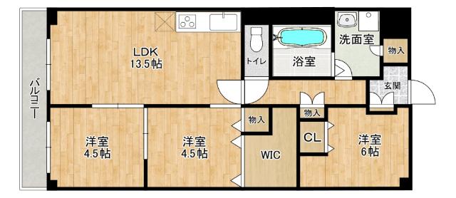  間取り図写真