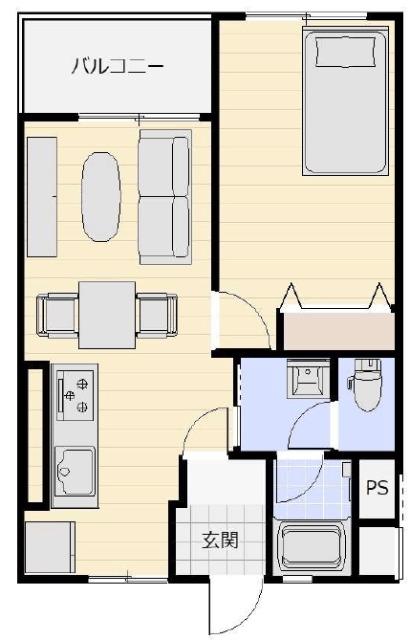 南千里第２コーポラスＡ棟 間取り図画像
