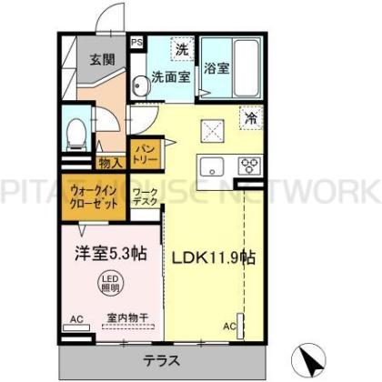  間取り図写真