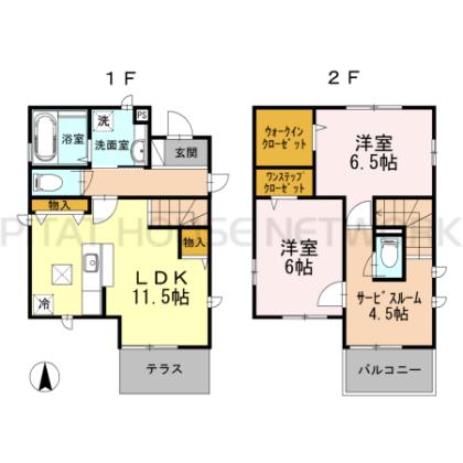  間取り図写真