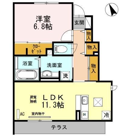  間取り図写真