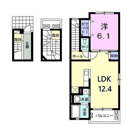 サンリット王禅（301） 間取り図画像
