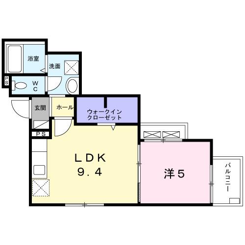 エリタージュ生田（202） 間取り図画像